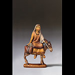 Donna su asino art. 79820-12 cm. 15